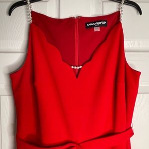 Karl Lagerfeld pearls jumpsuit